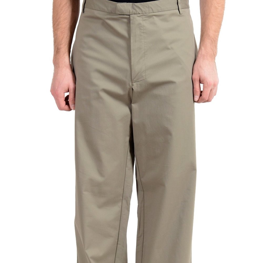 Exte Men's Gray Stretch Casual Pants